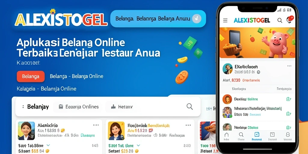 Antarmuka ALEXISTOGEL yang intuitif dan nyaman untuk Belanja Online.