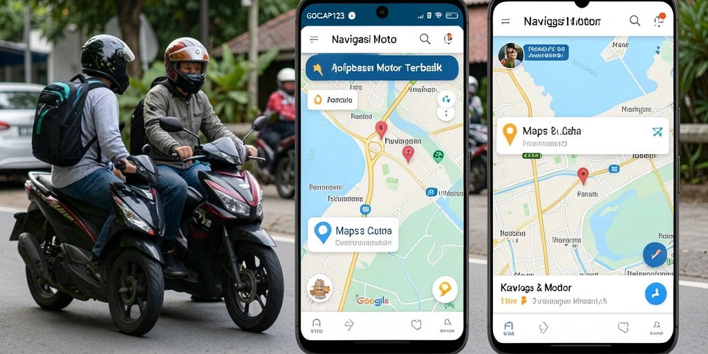 Antarmuka GOCAP123 dengan fitur Navigasi Motor yang intuitif.