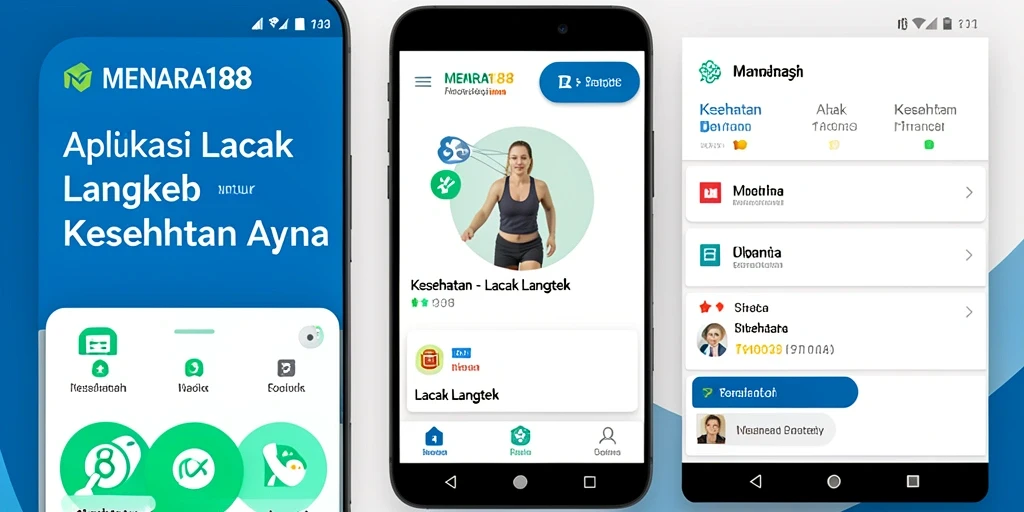 Tampilan utama MENARA188 menampilkan data langkah dan aktivitas harian.